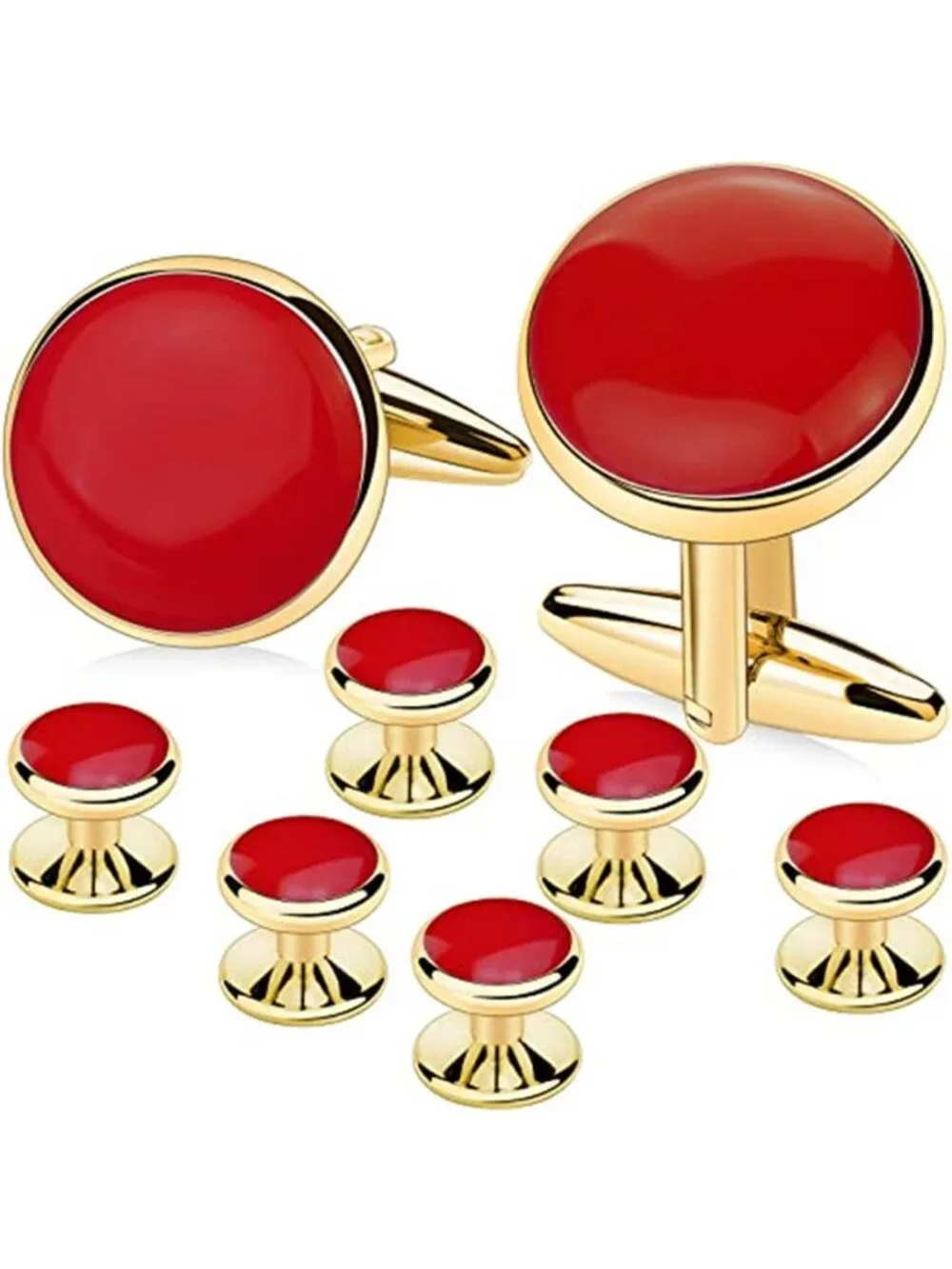 Men’s Cufflinks and Tuxedo Studs Set